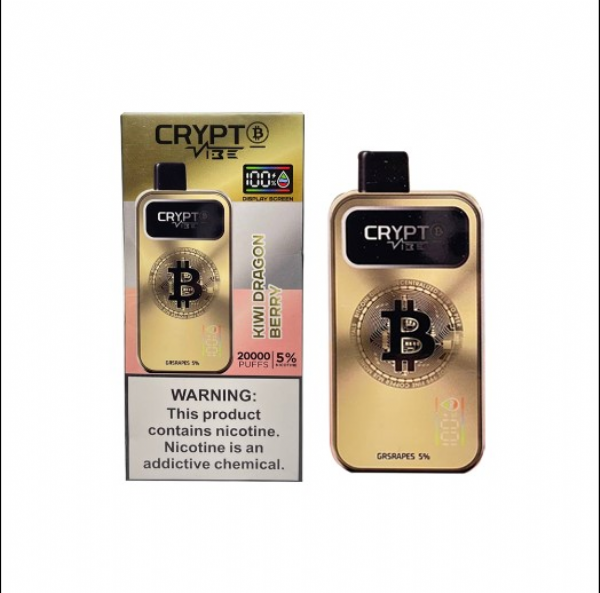 Pod Descart�vel Bitcoin Crypto Vibe 20.000 puffs